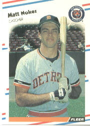 1988 Fleer Baseball Cards      066      Matt Nokes RC*